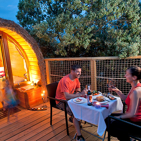 cena en camping
